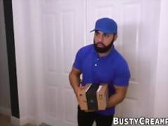 Busty Lexi Luna pussy banged by lucky delivery guy