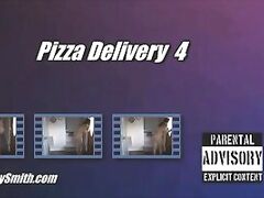 Completely Nude Pizza Delivery Toy up ASS