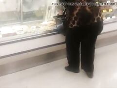 Huge Butt Ebony Grannie In Nigga Pants