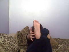 Tickle My BARE FEET and Jerk Off #3