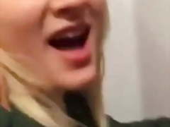 Israeli fuckin teen blonde babe in bathroom