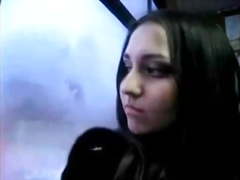 Rus girls flirt with bus perv