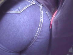 Chikan Adventures #003: Previous encoxada girl big ass jeans