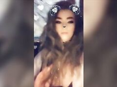 Innocent Whore Cheats in Public then gives BF an Oily Tit Fuck - Amelia Skye